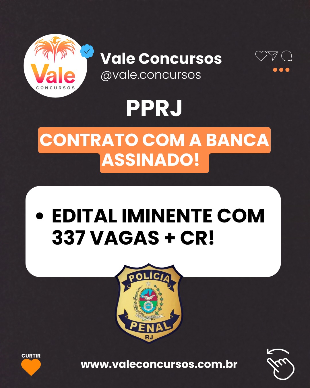 CONCURSO PPRJ: COSEAC É A BANCA