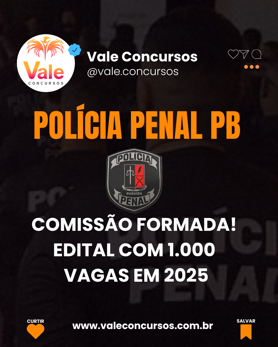 COMISSÃO FORMADA POLÍCIA PENAL PB..