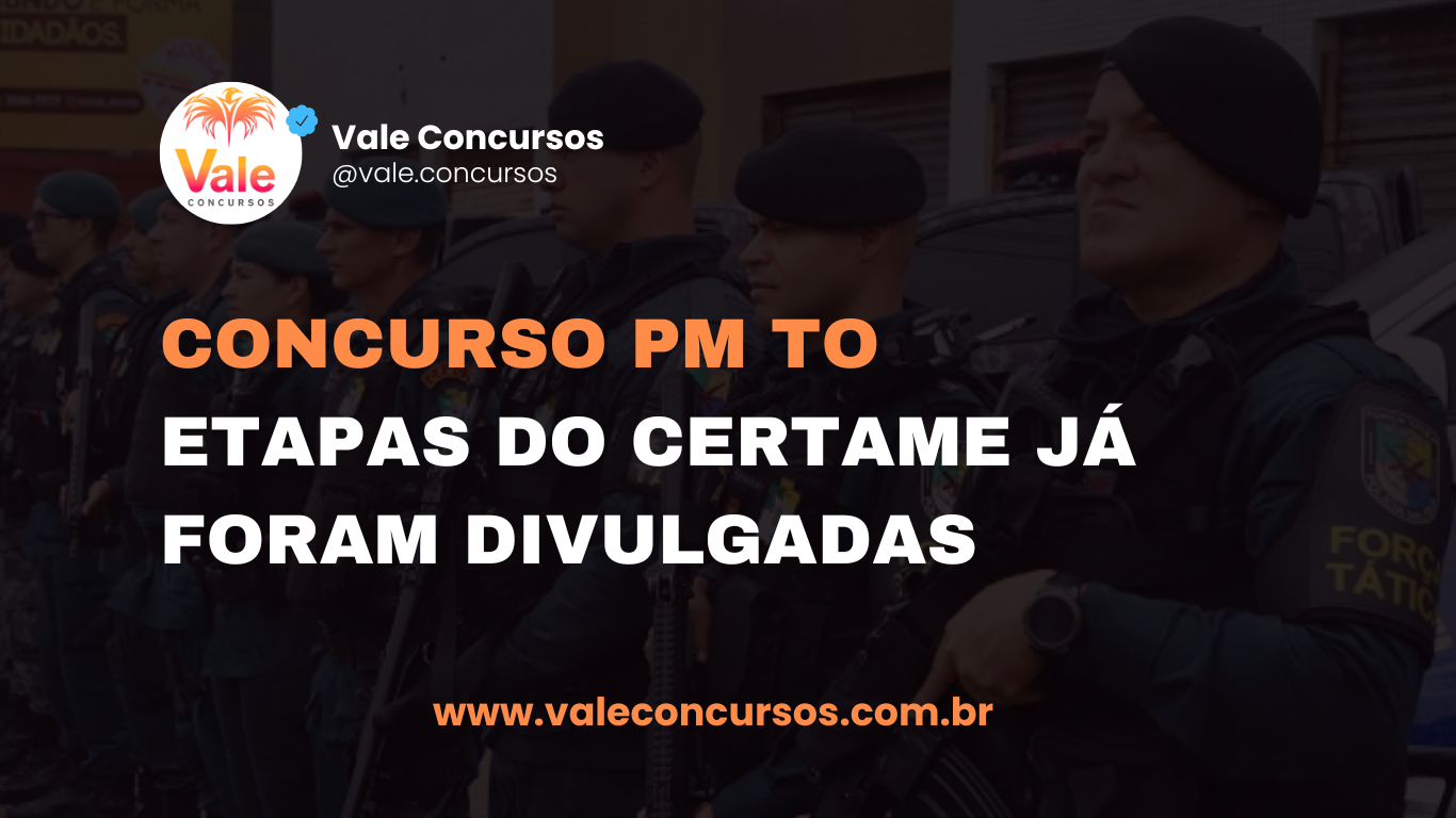 CONCURSO PM TOCANTINS