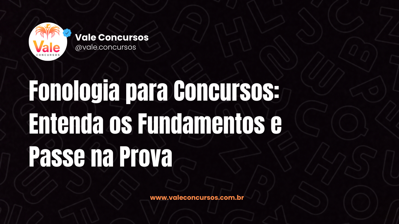 Fonologia para Concursos