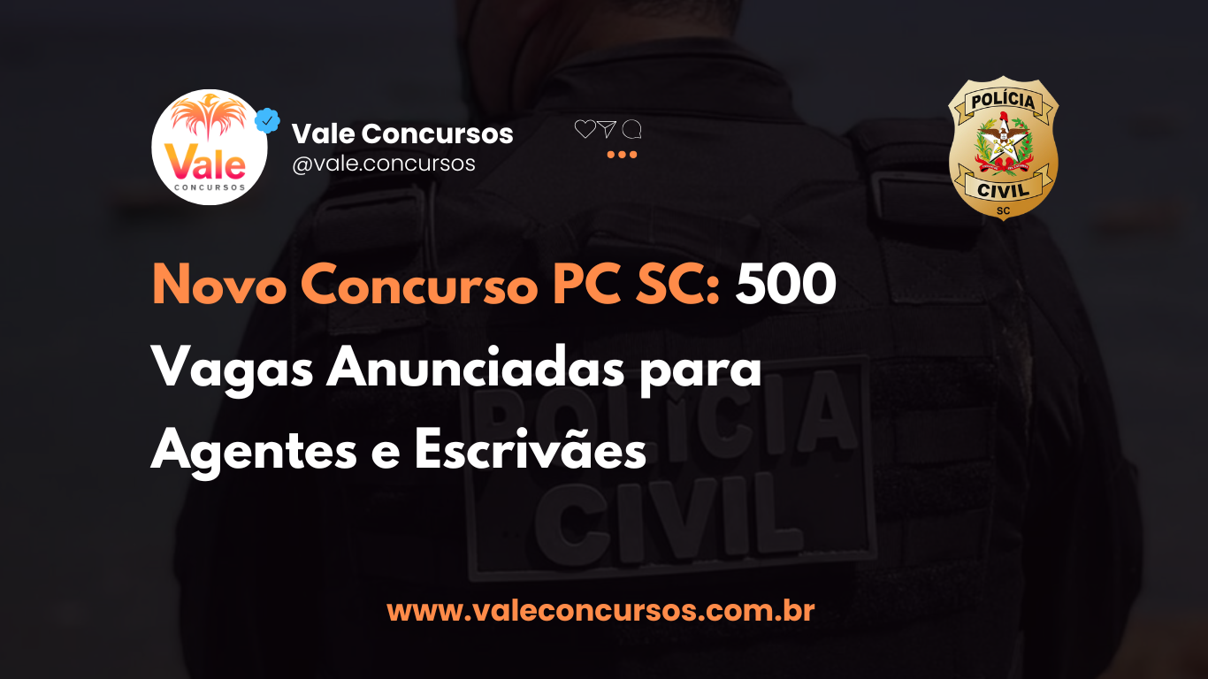 Novo Concurso PC SC