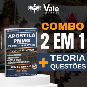 COMBO 2 EM 1 PMMG TEORIA + QUESTÕES