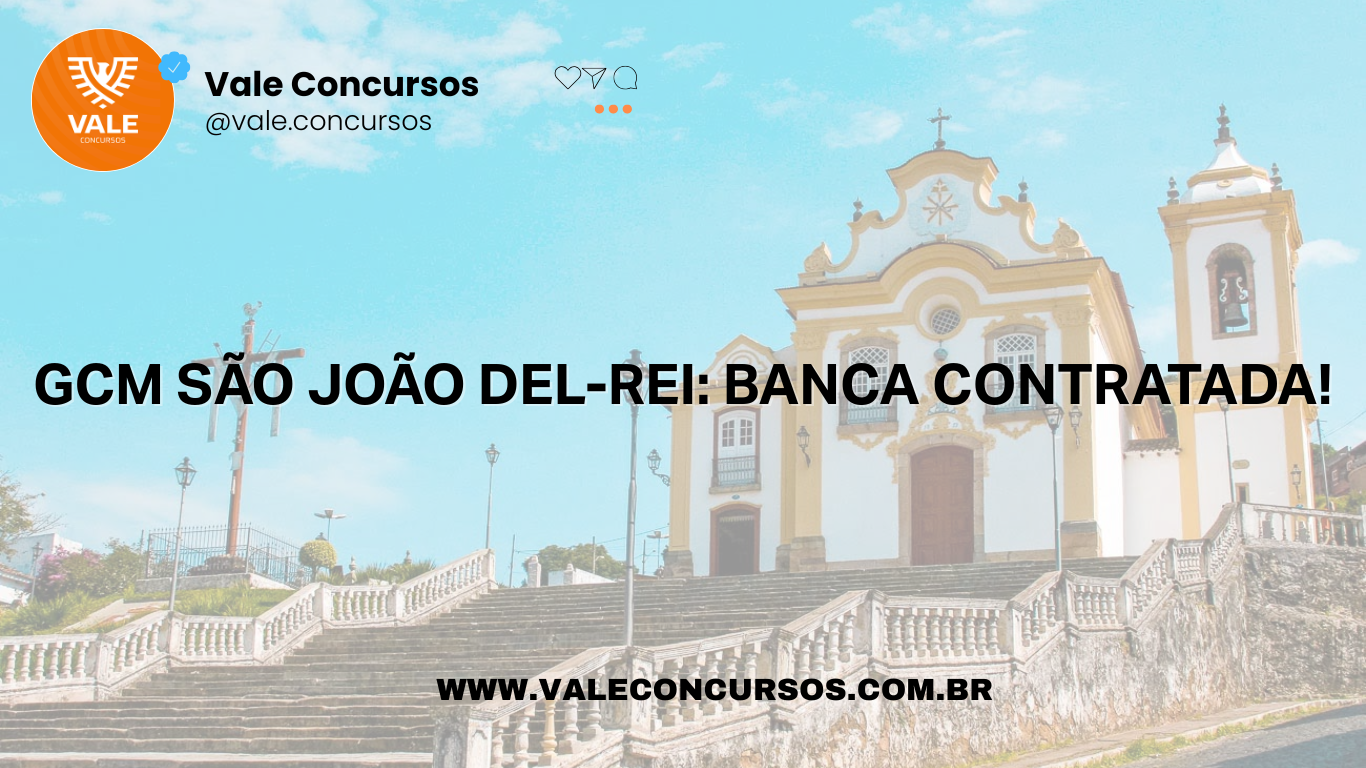 Guarda Municipal São João Del-Rei: banca contratada e edital cada vez mais próximo.