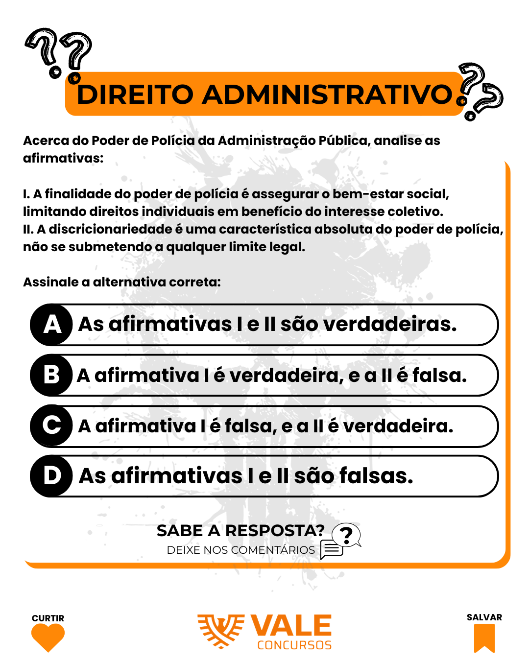 Vamos Praticar: Direito Administrativo!