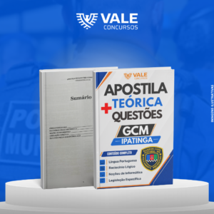 APOSTILA COMBO TEÓRICA+QUESTÕES GCM IPATINGA