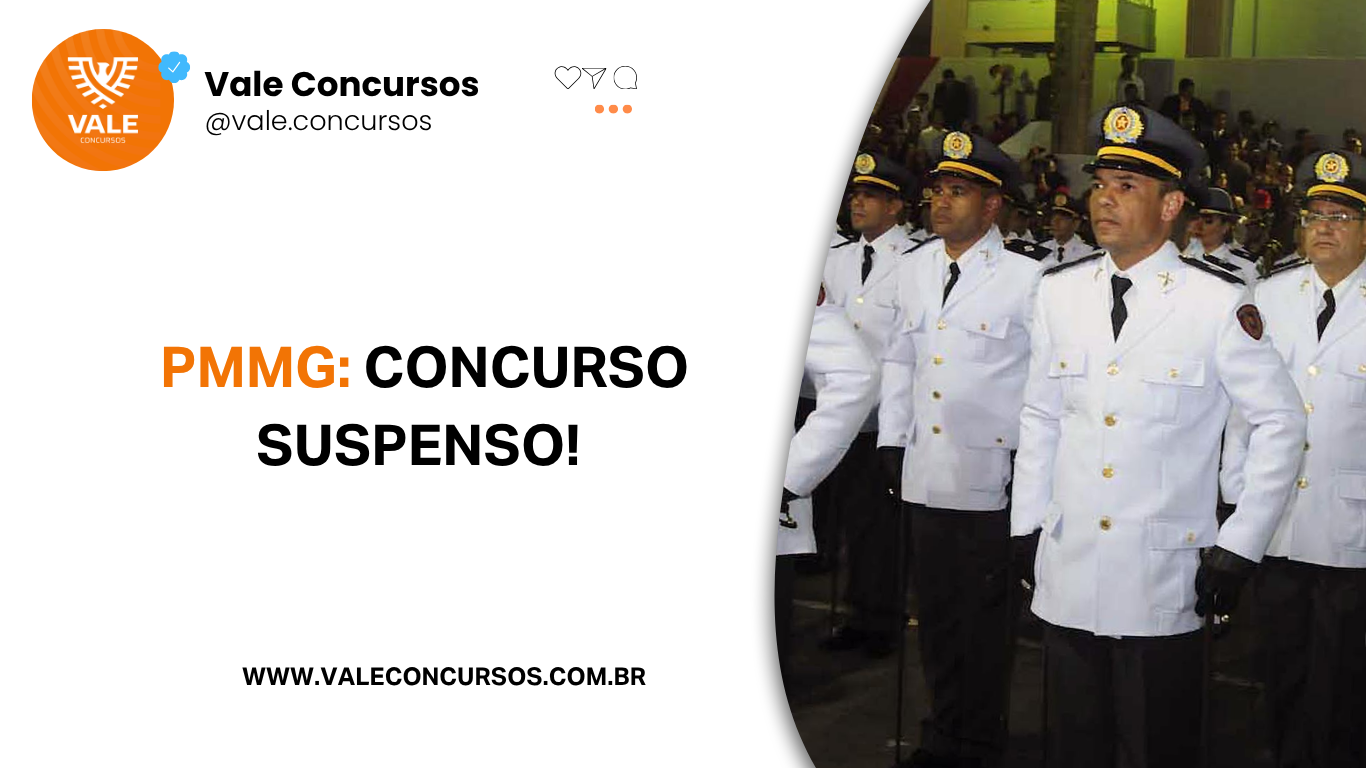 PMMG: Concurso CFO e QOS suspensos!