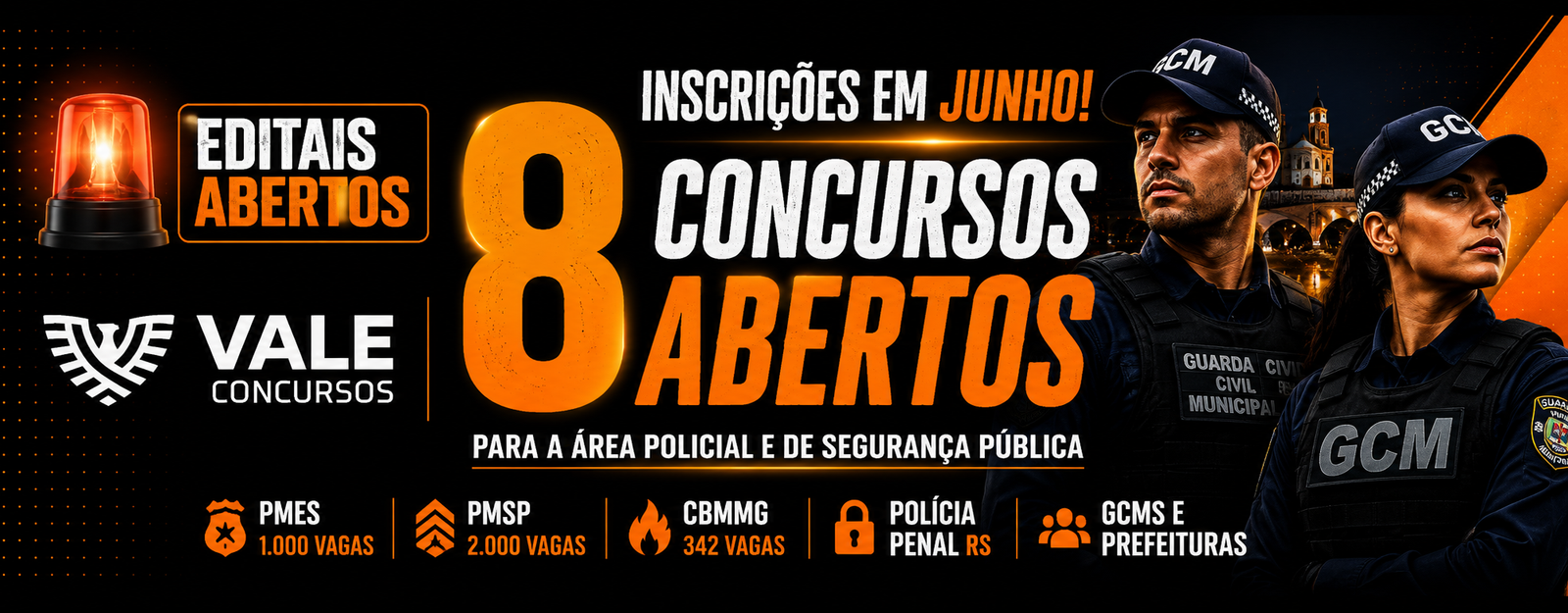 Concursos inscrições abertas