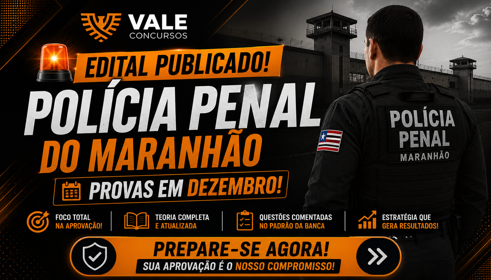 POLÍCIA PENAL DO MARANHÃO - EDITAL PUBLICADO