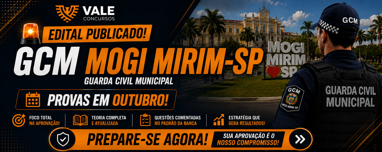 GCM MOGI MIRIM - EDITAL PUBLICADO