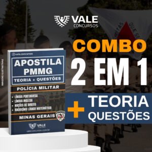 COMBO 2 EM 1 PMMG TEORIA + QUESTÕES