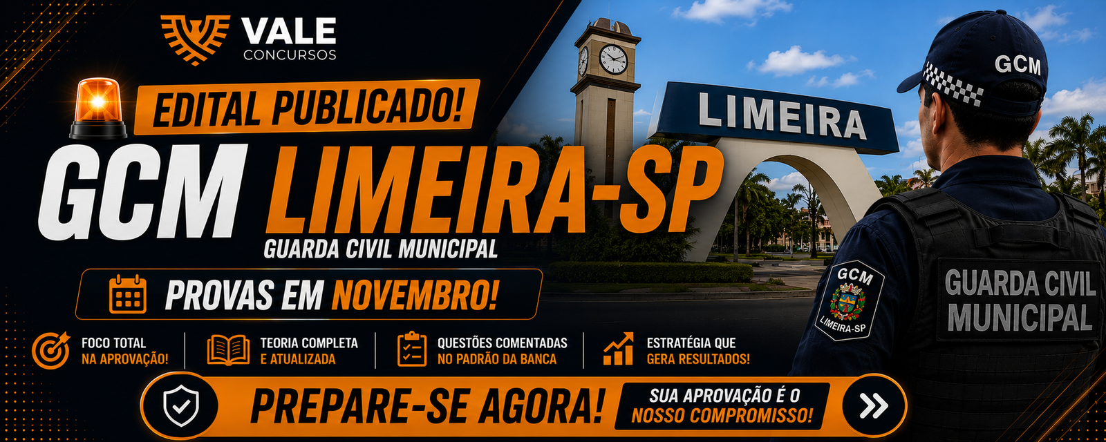 GCM LIMEIRA EDITAL PUBLICADO