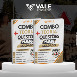 COMBO 2 EM 1 PMMG TEORIA + QUESTÕES