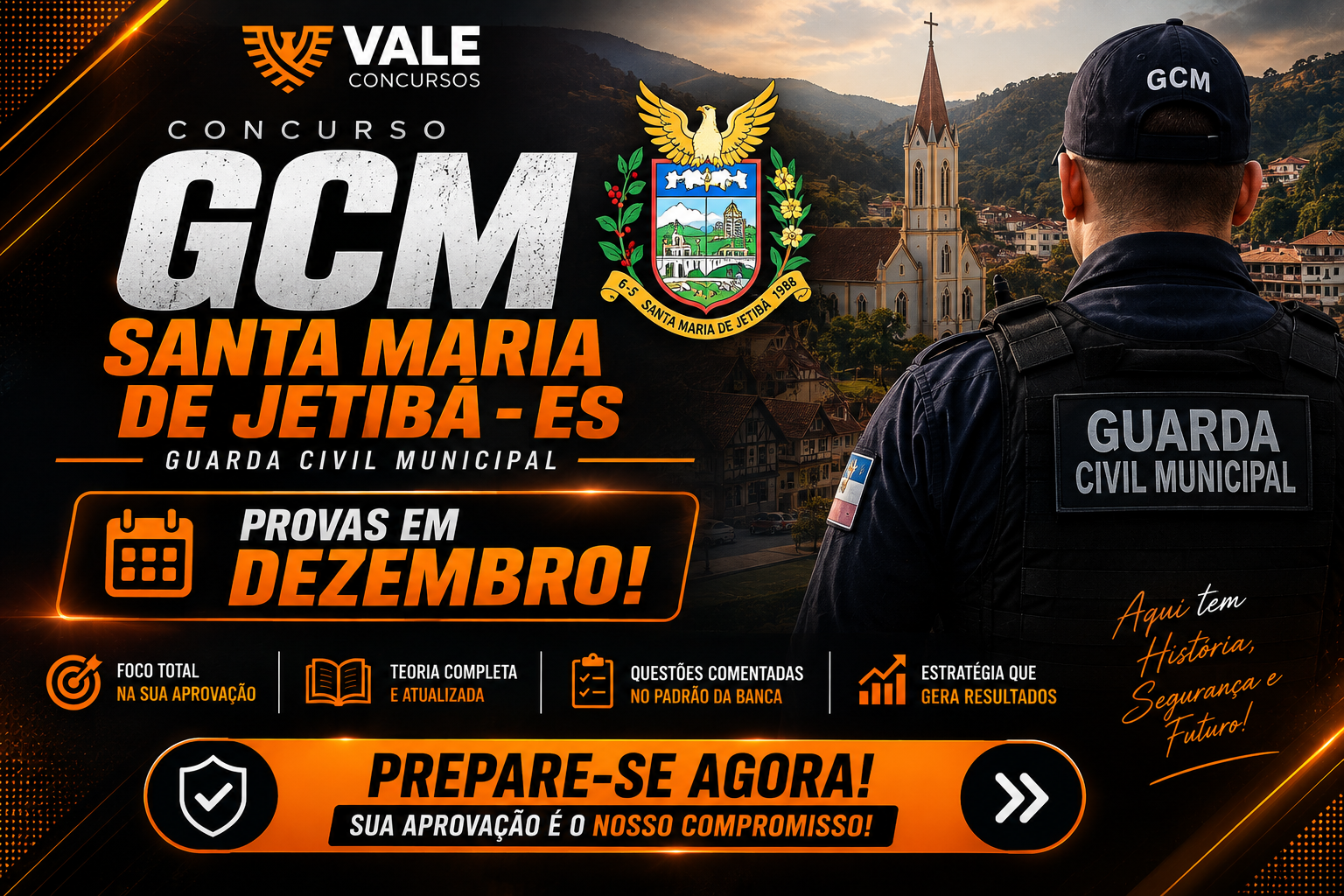 GCM SANTA MARIA DE JETIBÁ: EDITAL PUBLICADO