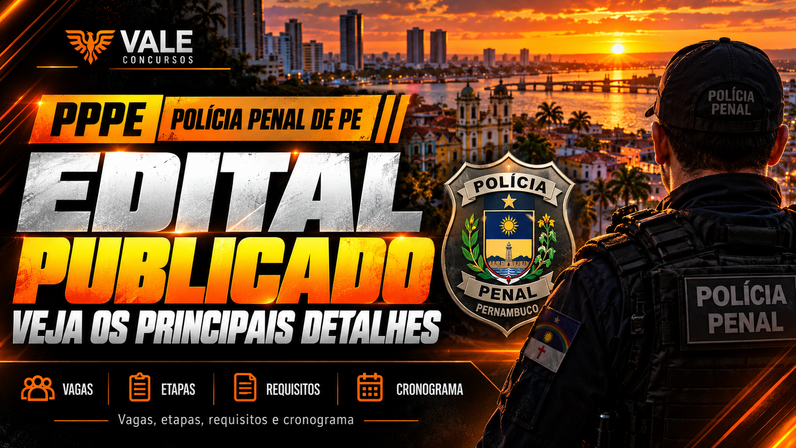 Concurso PMPE 2026: edital publicado com 1.250 vagas para Soldado