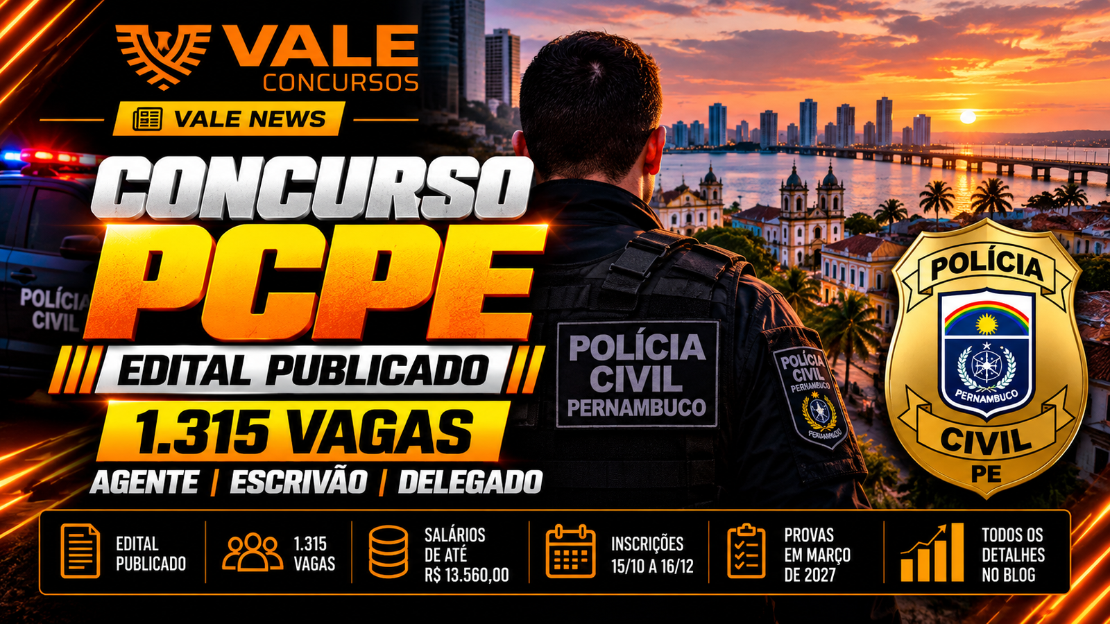 EDITAL PCPE PUBLICADO!