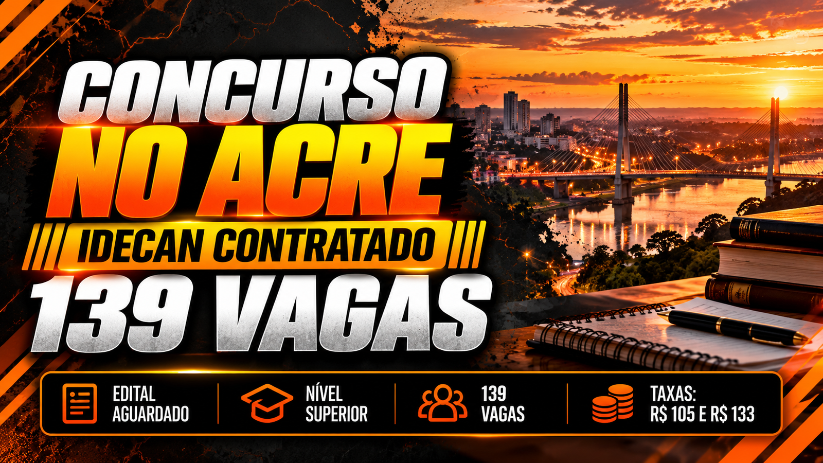 Concurso PC AC: IDECAN contratado para 139 vagas e edital é aguardado
